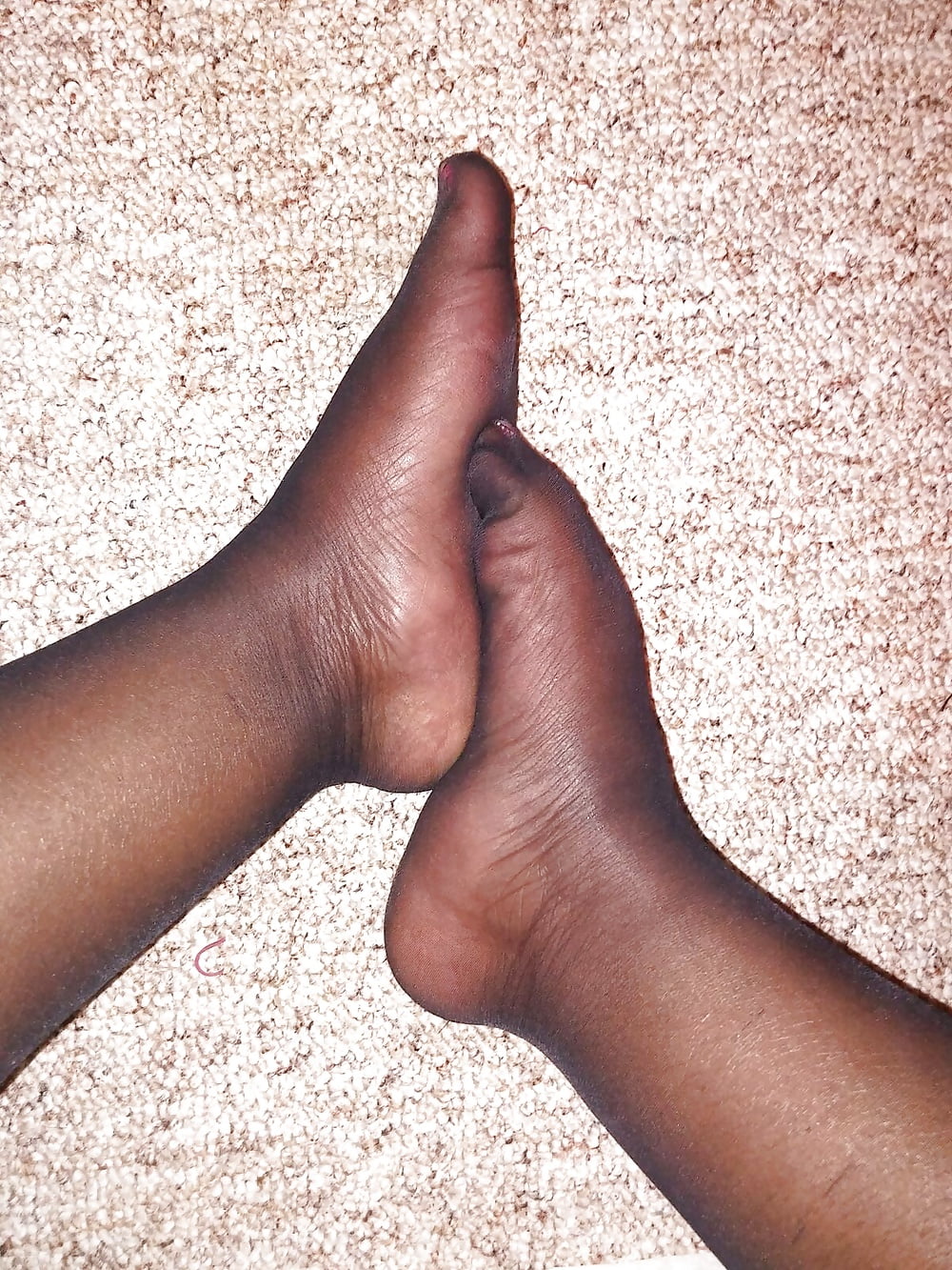 BBW ebony feet in pantyhose adult photos