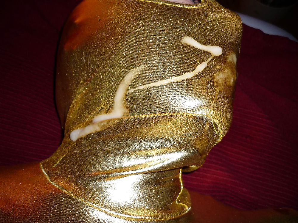 new golden zentai adult photos