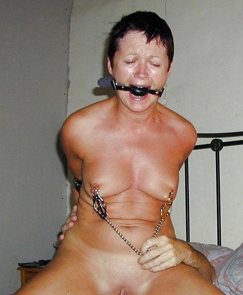 BDSM Amateur mature granny slaves adult photos