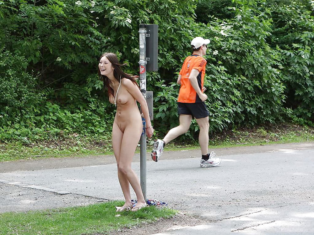 in public naked Enf
