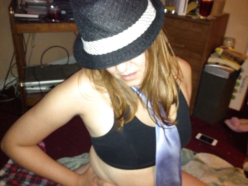 PAWGd MIlf on Hat & Tie Night... adult photos