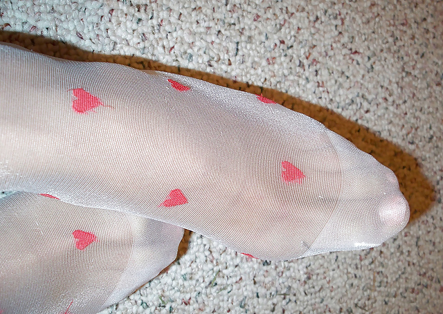 White stockings & pantyhose adult photos