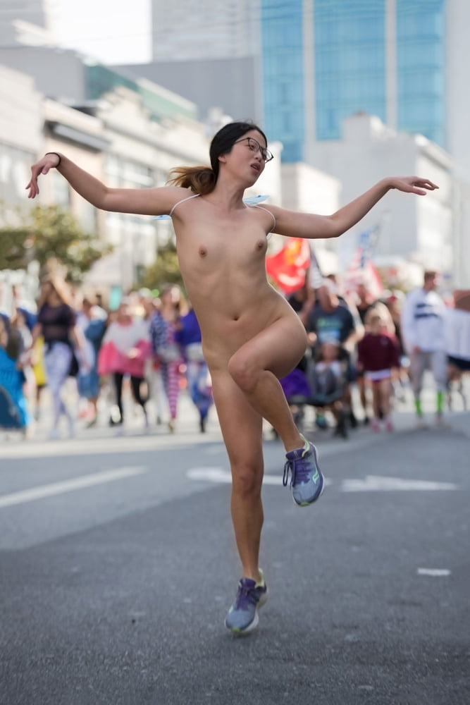 Nude Female Running