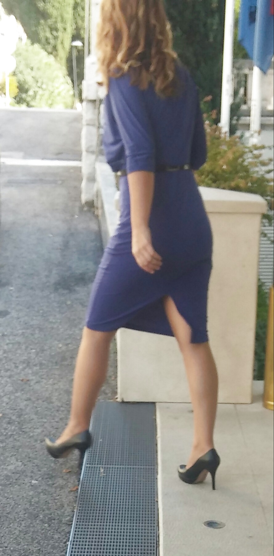 Blue dress adult photos