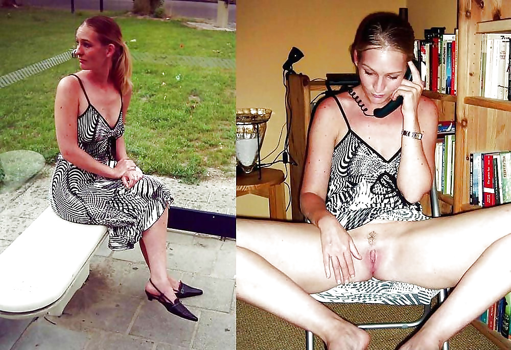Your girlfriend before-after, dressed-undressed adult photos