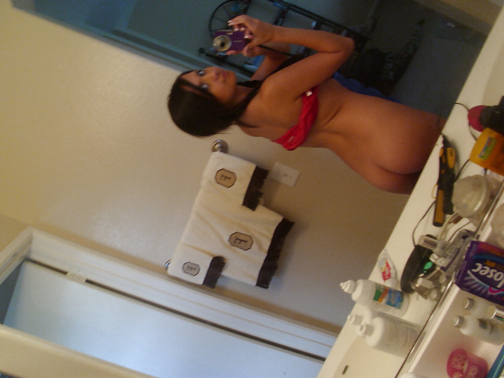 Chrissy Selfshot Mirror adult photos