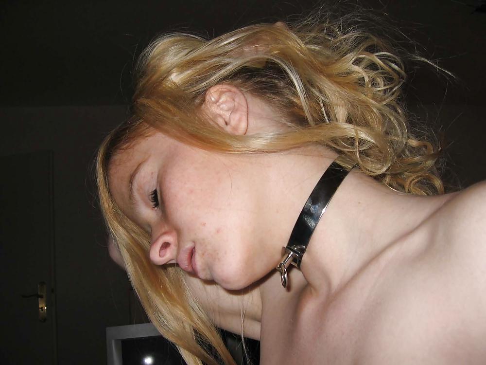 Katie in her collar adult photos