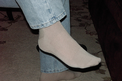 Candid Pantyhose Nylon Feet adult photos