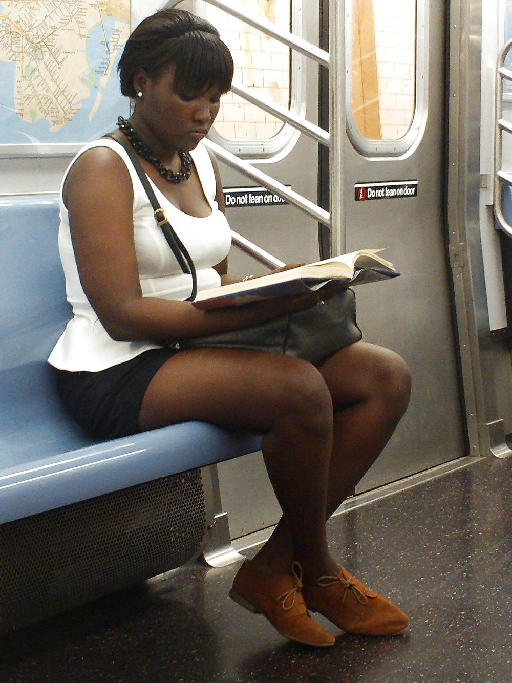 new york subway riders adult photos