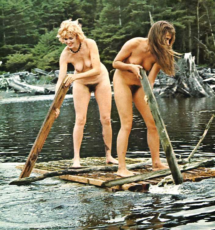 VINTAGE NUDISTS NATURAL HAIRY PUSSY adult photos
