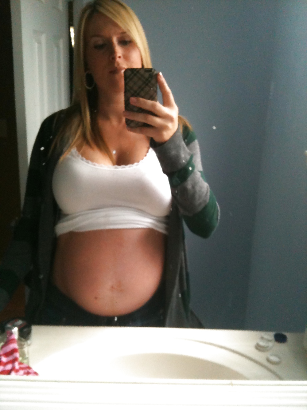 Growing belly documentation adult photos