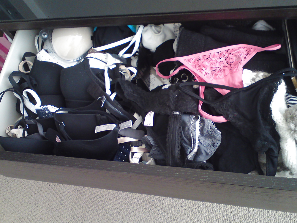Panties & bras drawer adult photos