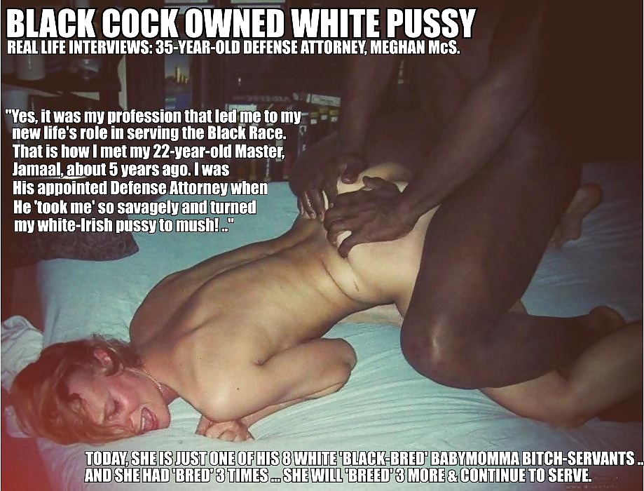 Black Whore Porn Captions - Interracial Captions - Black Daddy Owns Her !! - 28 Pics ...