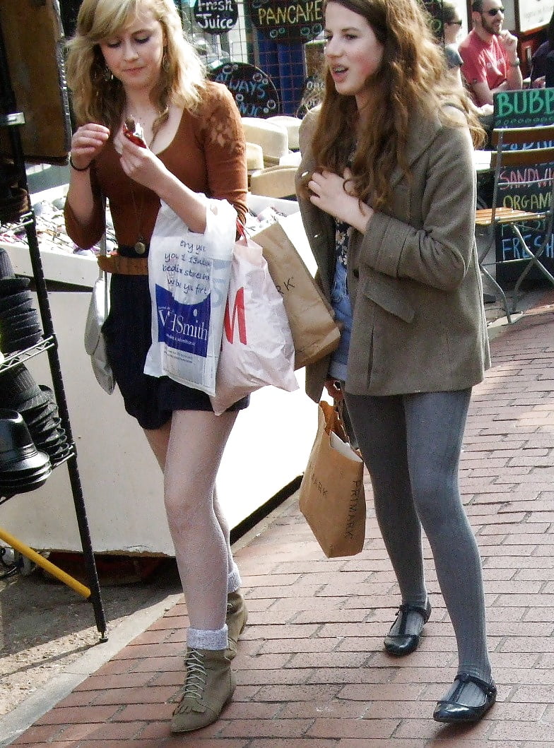Candid Street Pantyhose -Tights #002 adult photos