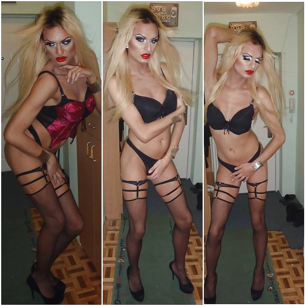TS NS-plavokosa trans cica adult photos