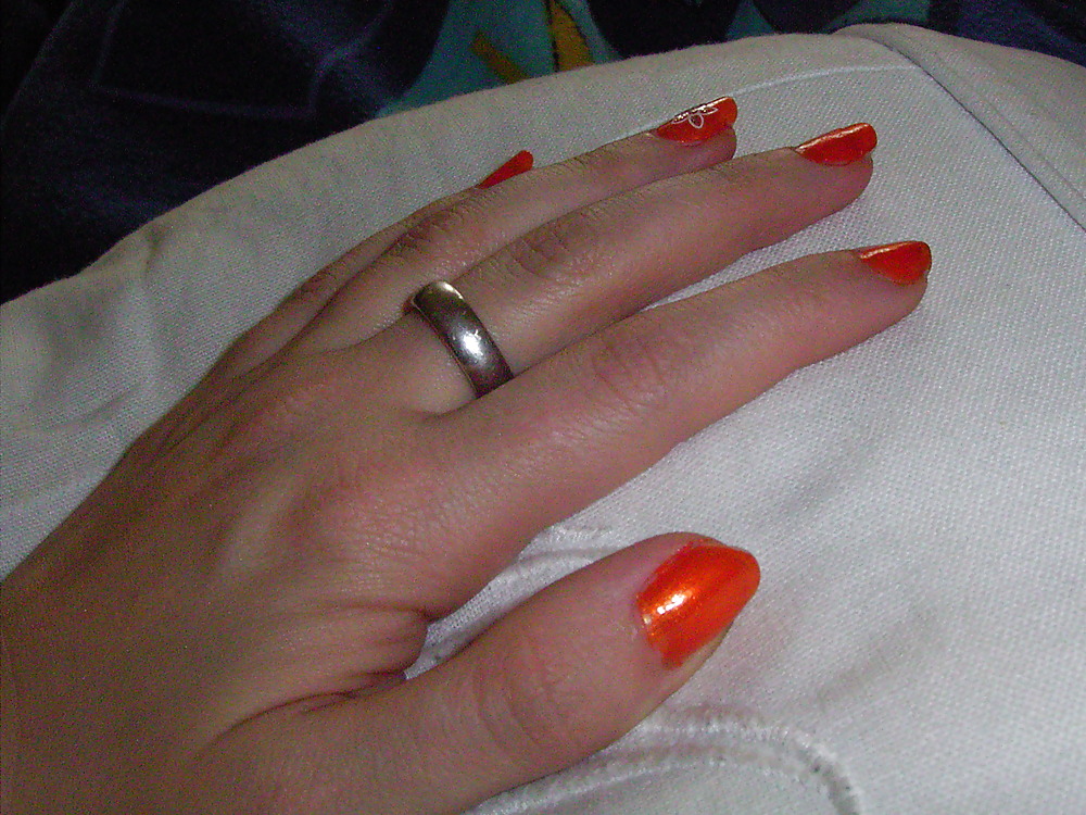 GF..feet n fingers. nail polish. adult photos