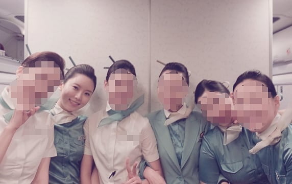 Korean air hostess adult photos
