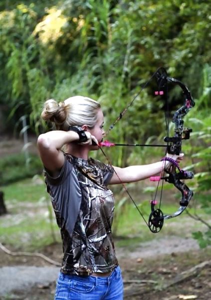 Archery girls. nude & non-nude adult photos