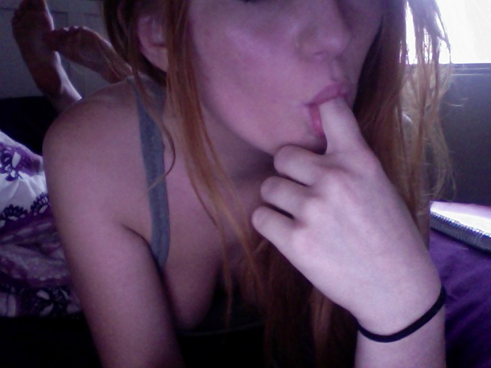 Hot Redhead Teen Self Shot Part2-4 adult photos