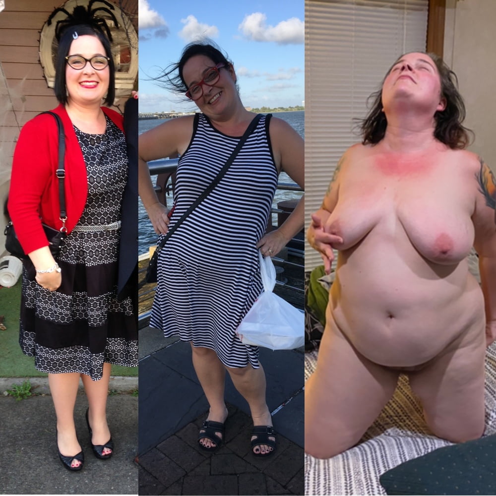 Slut Anne Dressed & Undressed Including Bondage - 7 Photos 