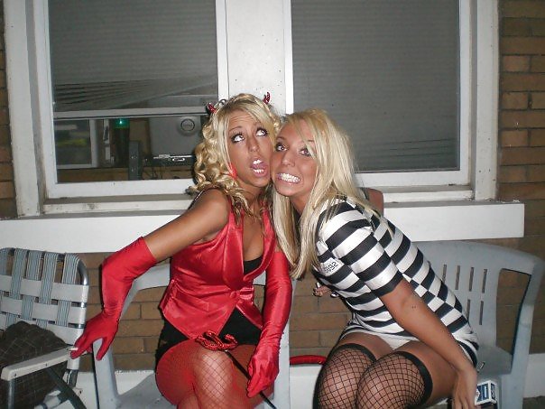 halloween lingerie special hot teens at party adult photos