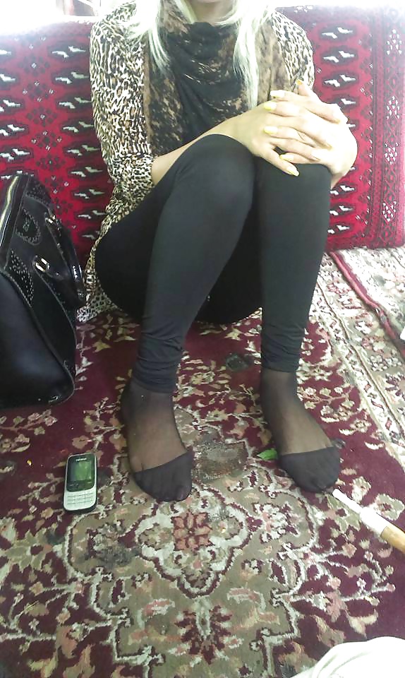 Hijab Turban nylon feet 2 adult photos