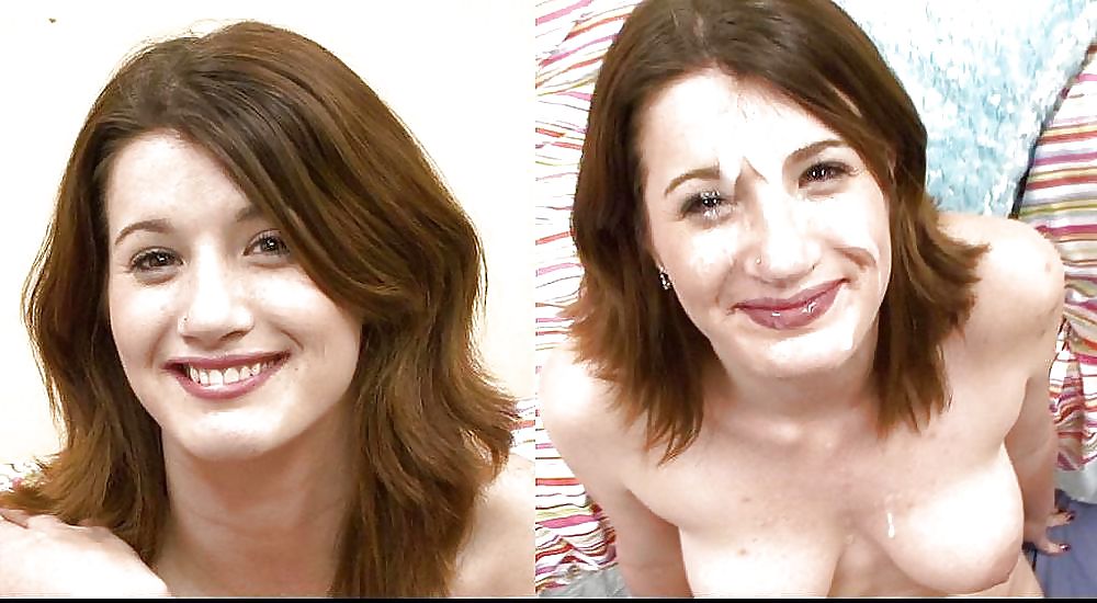 Before and after facials and cumshots. Amateur. adult photos