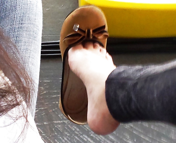 Pinay College Shoe Dangling adult photos