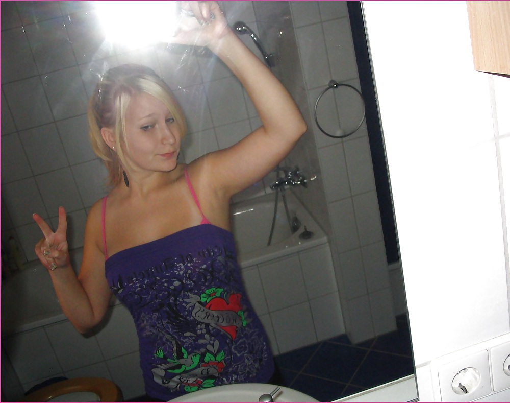 Cute Young Blonde Teen adult photos