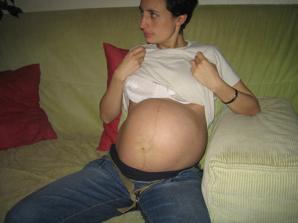 French Pregnant MILF To BE - 40 Photos 